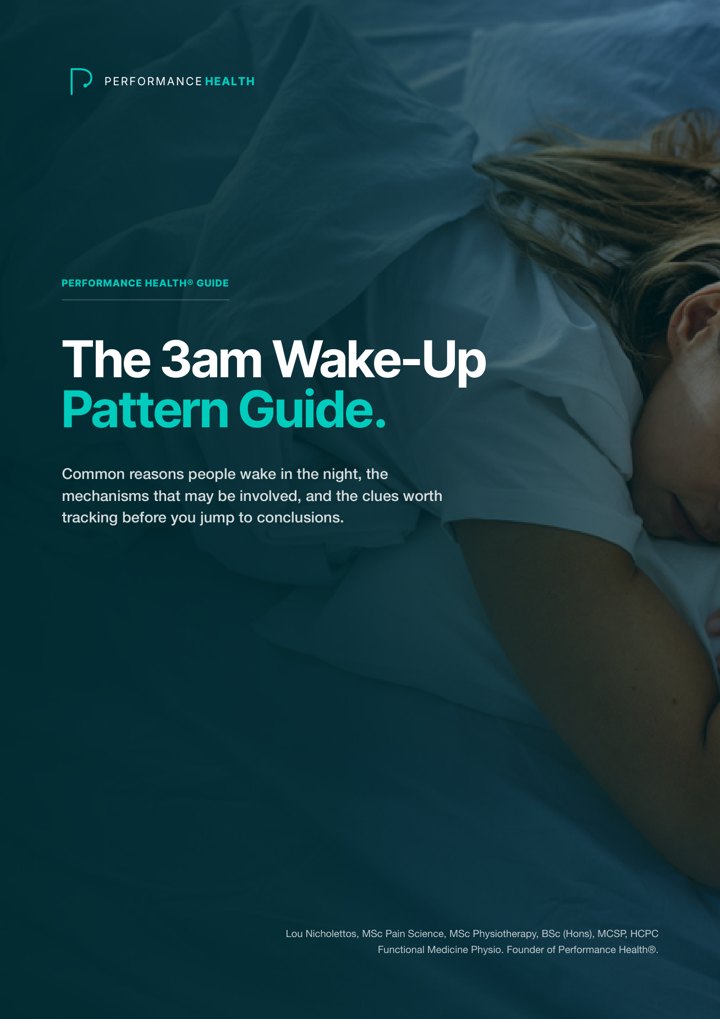 Cover of The 3am Wake-Up Pattern Guide